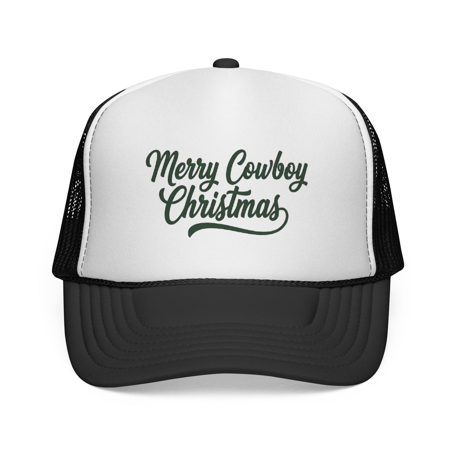Merry Cowboy Christmas — Forest Green Trucker Hat (Holiday Limited Edition)